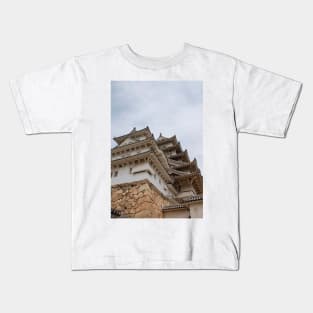 Castle at Himeji, Japan Kids T-Shirt